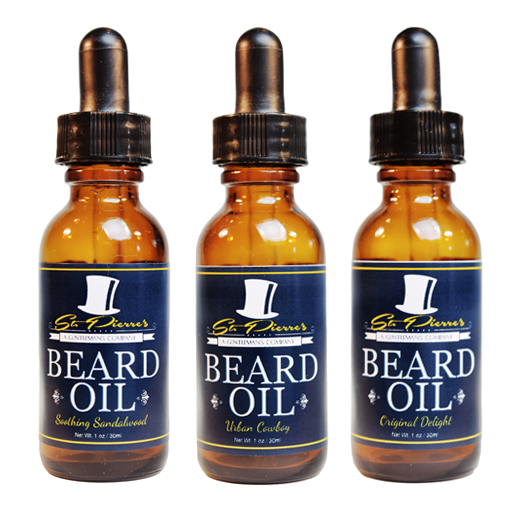 St. Pierre's Beard Oil - Variety Pack (3) - 1oz