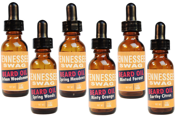 Tennessee Swag Beard Oil – Variety Packs (6) - 1oz