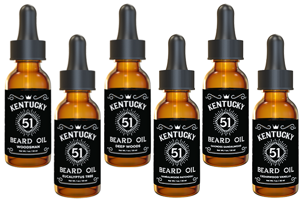 Kentucky 51 Beard Oil  – Variety Packs (6) - 1oz